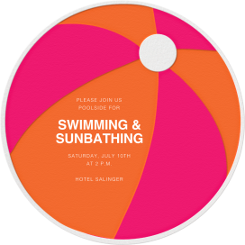 Party Ball - Beach Party Invitation by Jonathan Adler