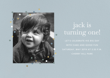 Confetti on Top - Birthday Invitation by Sugar Paper