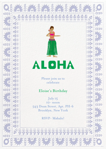 Pineapple Cake - Birthday Invitation by Mr. Boddington's Studio