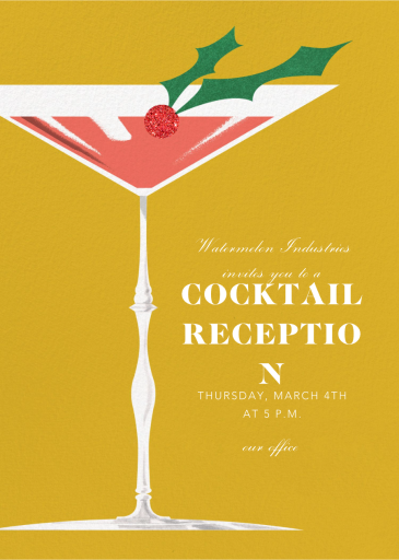 Yueltini - Cocktail Party Invitation by Paperless Post