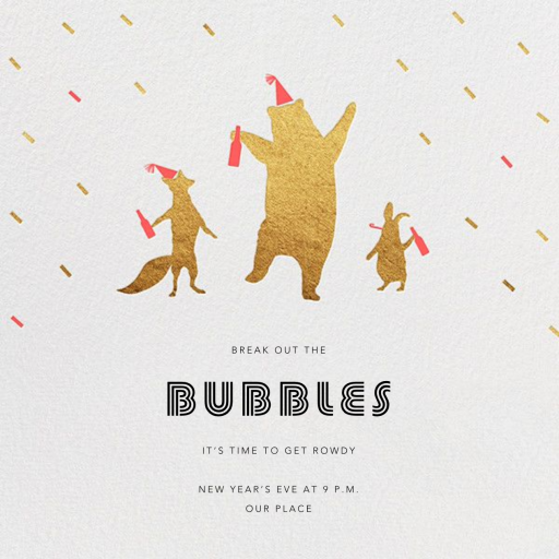 Party Animals - New Year's Eve Invitation by Paperless Post