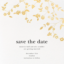 Floral Trellis II - Save The Date - Save the Date by Oscar de la Renta