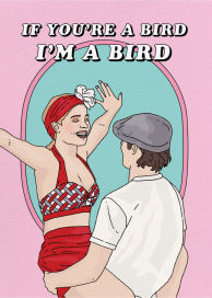 We’re Both Birds - Greeting Card by Party Mountain