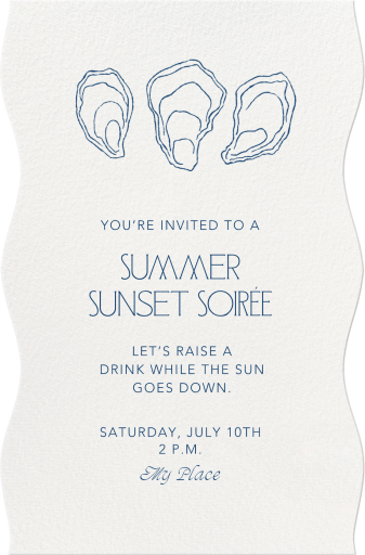 Fresh Oysters - Invitation by Paperless Post