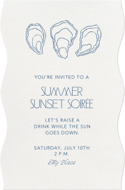 Fresh Oysters by Paperless Post