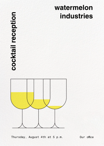 Top Up - Cocktail Party Invitation by Paperless Post