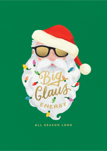 Big Man in Red (Holiday Junkie) - Holiday Card by 2021 Co.