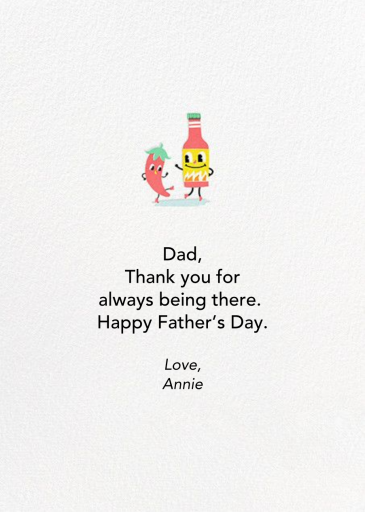 Taco Dad - Father's Day Card by Hello!Lucky - Back
