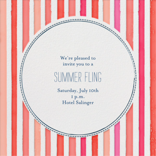 Watch My Swan Dive - Summer Party Invitation by Mr. Boddington's Studio