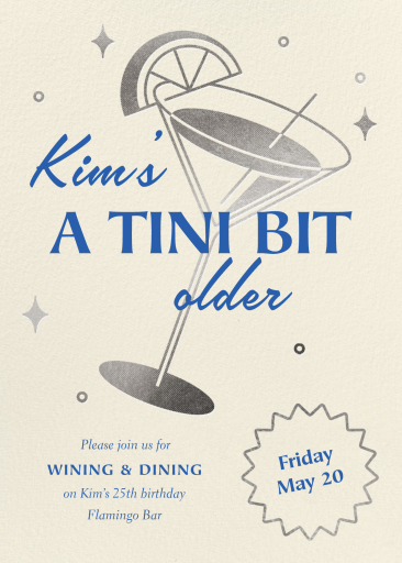 5 O’Clock Martini - Invitation by Paperless Post