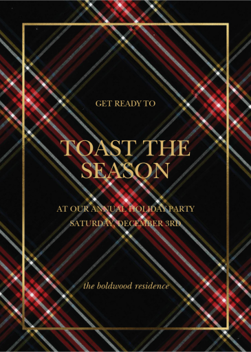 Tartan Wrap by Sugar Paper