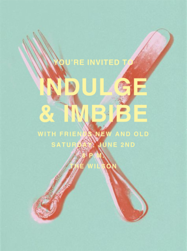 Seated Dinner in the Seventies - Dinner Party Invitation by Paperless Post