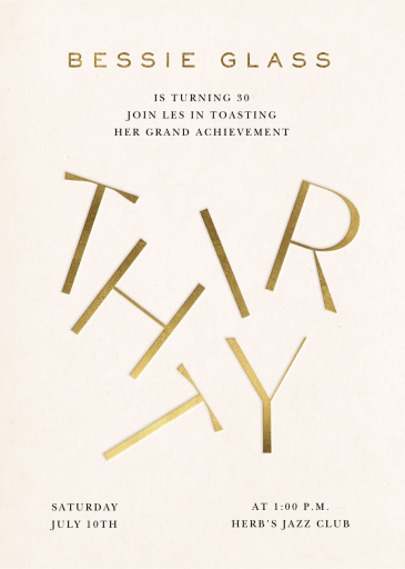 Free Falling - Birthday Invitation by Paperless Post