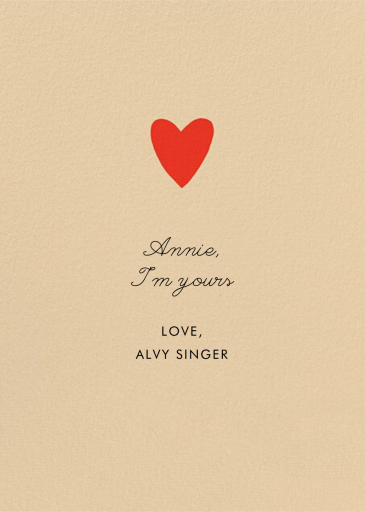 Vibrant Love (Emily Isabella) - Valentine's Day Card by Red Cap Cards - Back