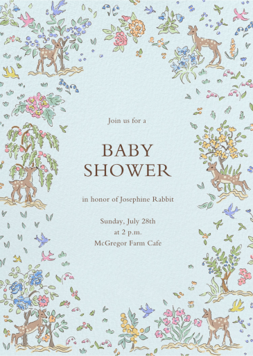 Fawn Over You - Baby Shower Invitation by Liberty