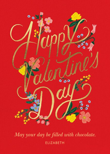 Rouge Valentine's Day - Valentine's Day Card by Rifle Paper Co.