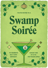 Swamp Cocktail - Birthday Invitation by Paperless Post