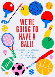 Balling Out - Birthday Invitation by Hello!Lucky