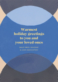 Concentrics - Business Holiday Card by Paperless Post