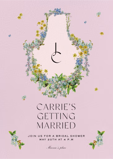 Light Bloom - Bridal Shower Invitation by Stephanie Fishwick