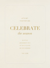 Leaf Inner Bevel Border by Paperless Post