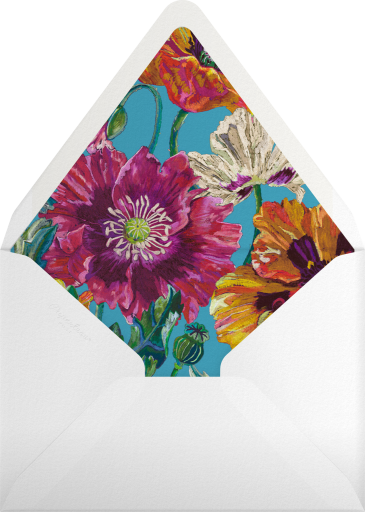 Flowered Frame - Liberty Envelope