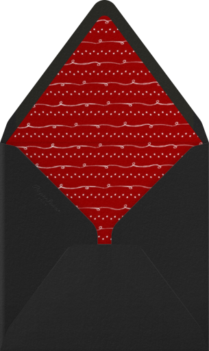 Red Square Border - Paperless Post Envelope