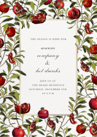 Grenadine - Holiday Party Invitation by Oscar de la Renta