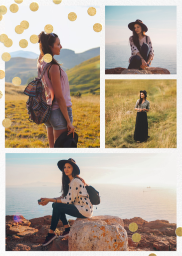 Confetti Multi-Photo (Tall) - Graduation Announcement by kate spade new york