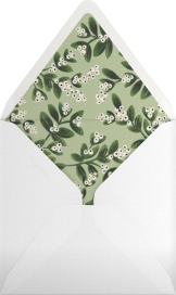 Mistletoe Accent Flourish - Photo - Rifle Paper Co. Envelope