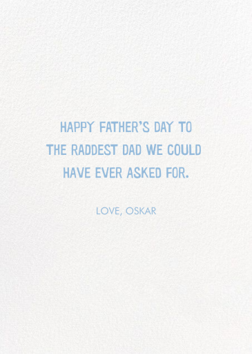 Medal Worthy (James Gulliver Hancock) by Red Cap Cards - Back