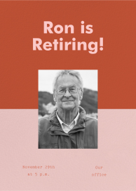Flip Side - Retirement and Farewell Party Invitation by Paperless Post