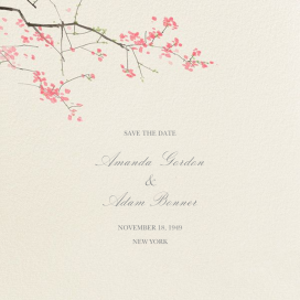 Japanese Cherry (Save the Date) by Felix Doolittle