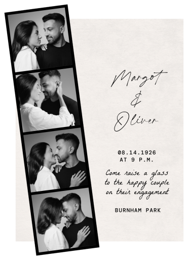 Film Strip - Engagement Party Invitation by Paperless Post