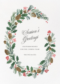 Farmhouse Garland - Christmas Card by Paperless Post