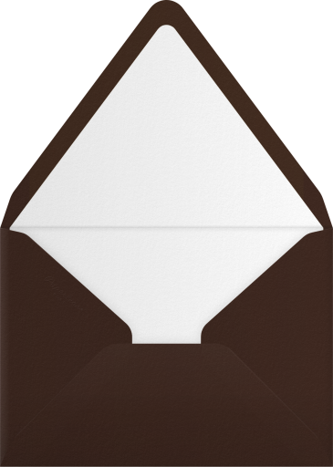 Retro Typeface - Paperless Post Envelope