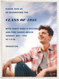 Custom (Sawtooth) - Graduation Party Invitation by Paperless Post