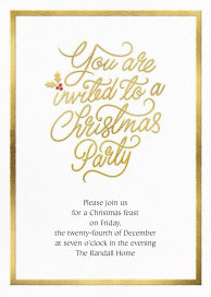 Spirited Script - Christmas by Paperless Post