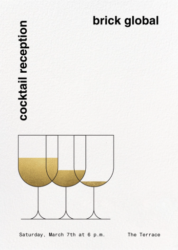 Top Up - Corporate Reception Invitation by Paperless Post