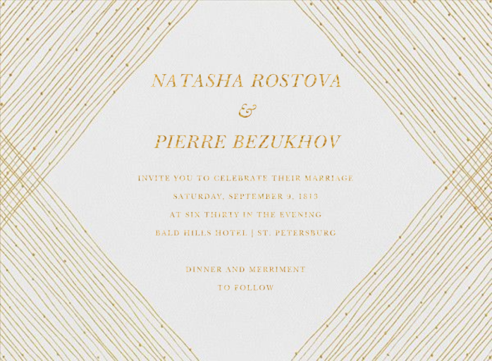 Quill I - invite - Wedding Invitation by Paperless Post