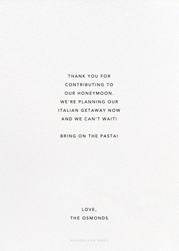 Triple Interior Border (Photo) by Paperless Post - Back