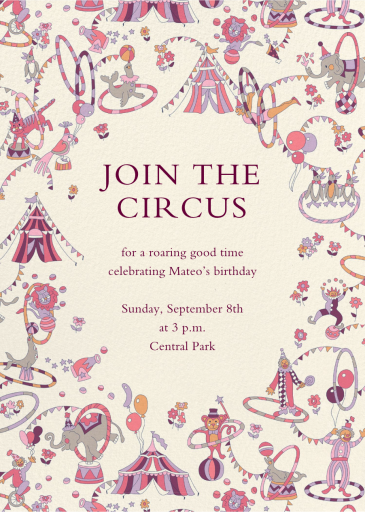 Circus Border by Liberty