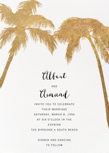 Tropical Palm - Printable Invitation by Paperless Post