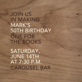 Wood Grain Light by Paperless Post