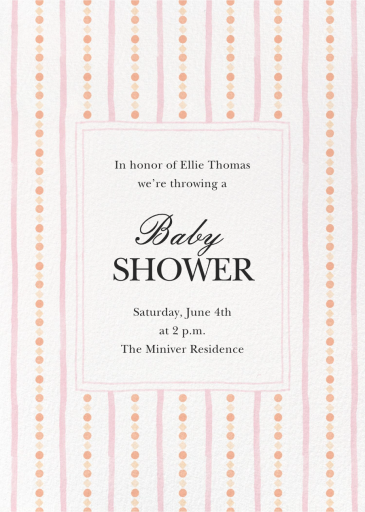 Beaded Curtain - Baby Shower Invitation by Paperless Post