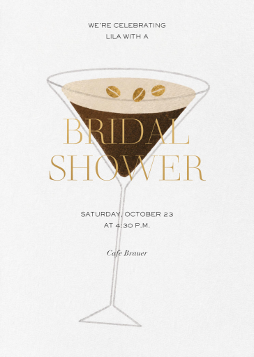 Cocktail Clink - Bridal Shower Invitation by Paperless Post