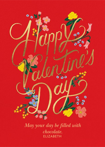 Rouge Valentine's Day - Valentine's Day Card by Rifle Paper Co.