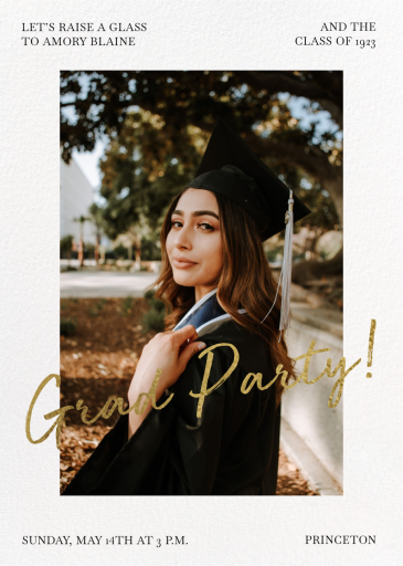 Captured Accomplishment - Graduation Party Invitation by Paperless Post