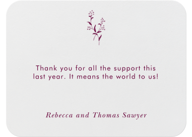 Andros (Thank You) - Thank You Card by Crane & Co.