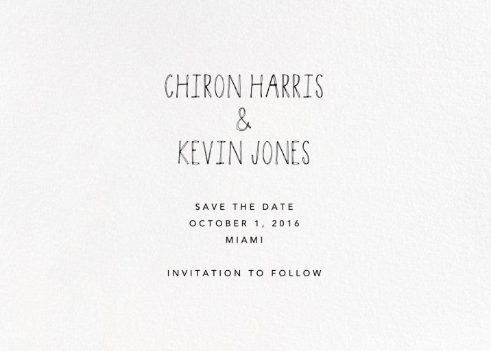 Double Hand Drawn Bordered by Linda and Harriett - Back